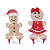 30 LED Christmas Lights Gingerbread Motif Fairy Light Decoration Jingle Jollys - Side View