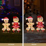 30 LED Christmas Lights Gingerbread Motif Fairy Light Decoration Jingle Jollys