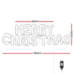 1.6M Christmas Lights Motif 360 LED Rope Light Outdoor Decoration Jingle Jollys, LED Lights