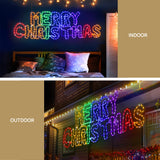 1.6M Christmas Lights Motif 360 LED Rope Light Outdoor Decoration Jingle Jollys - 45-Degree Angle