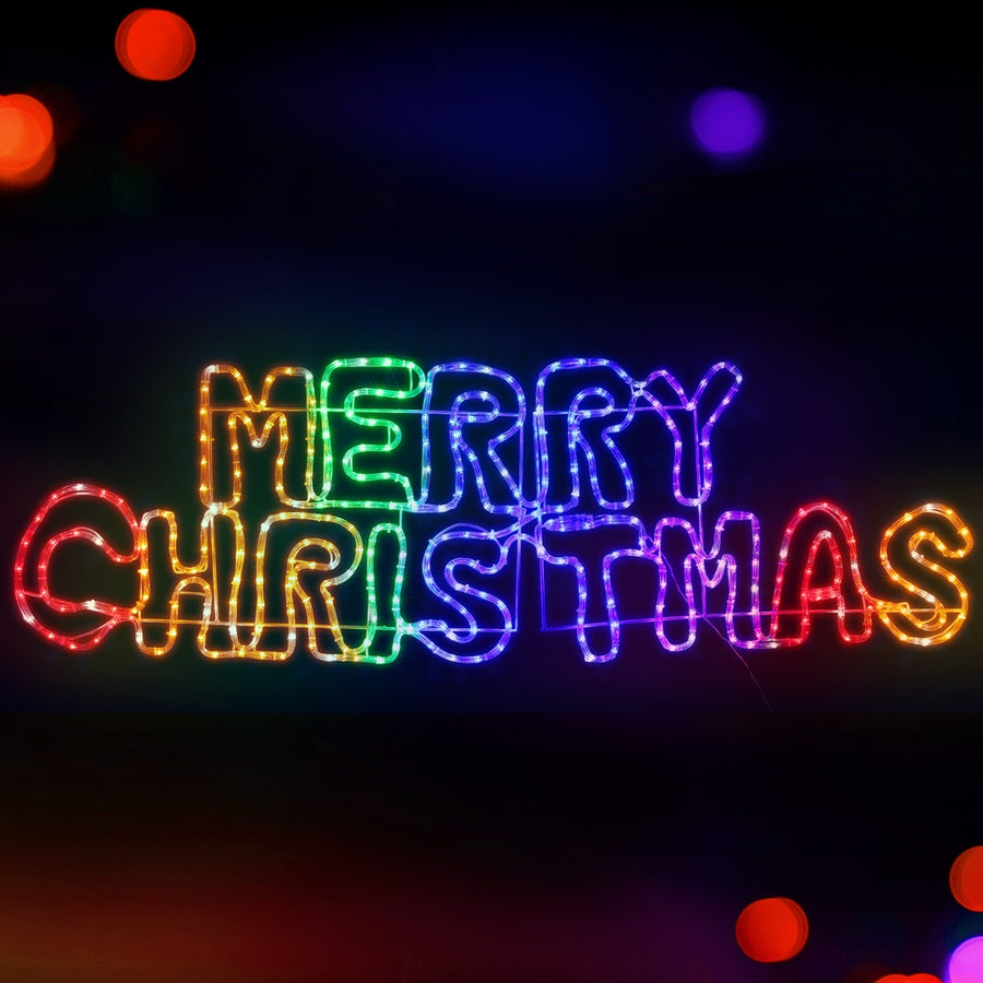 1.6M Christmas Lights Motif 360 LED Rope Light Outdoor Decoration Jingle Jollys, image 7
