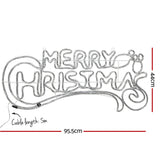 Jingle Jollys 288 LED Multi-Coloured Christmas Lights - 0.96M Outdoor & Indoor Decorations - Front View