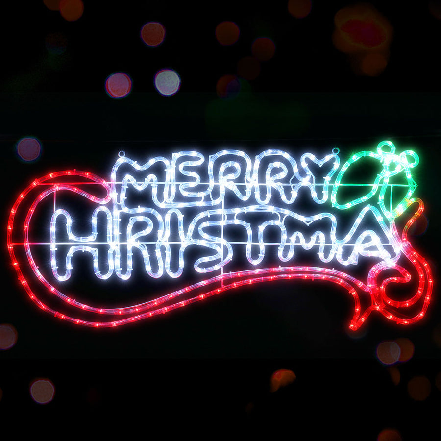 0.96M Christmas Lights Merry Christmas 288 LED Decorations Jingle Jollys, image 8