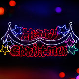 Jingle Jollys Christmas Lights 191cm 612 LEDs Fairy Light Outdoor Decorations - Low Angle