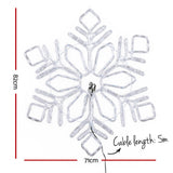 304 LED Snowflake Christmas Lights - Jingle Jollys Festive Decor