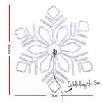 0.82M Christmas Lights 304 LED Snow Motif Light Decorations Jingle Jollys, LED Lights