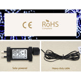 304 LED Snowflake Christmas Lights - Jingle Jollys Festive Decor - Rear View