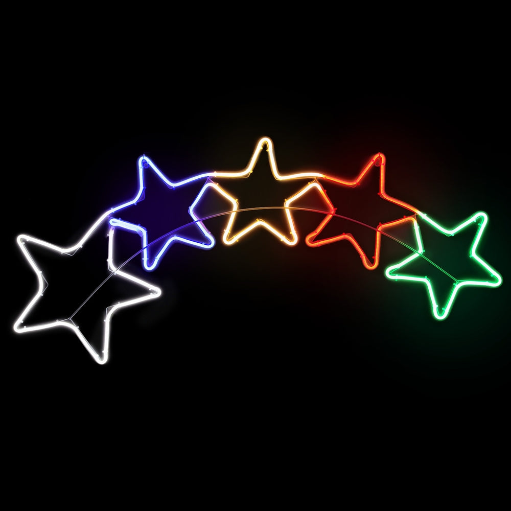 Jingle Jollys 125cm 560 LED Outdoor Festive Rope Light Display