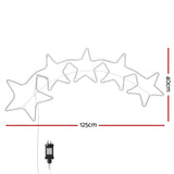 Jingle Jollys 125cm 560 LED Outdoor Festive Rope Light Display - Front View