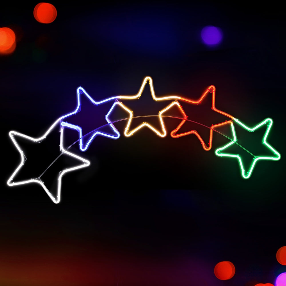 Jingle Jollys 125cm 560 LED Outdoor Festive Rope Light Display