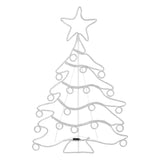 Magical 288 LED Christmas Rope Light Display - 118cm Outdoor Festive Decor - Side View