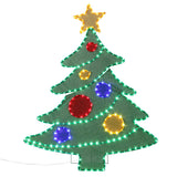 Jingle Jollys Christmas Lights 150cm Motif 220 LED Rope Light Outdoor Decoration