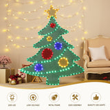 Jingle Jollys Christmas Lights 150cm Motif 220 LED Rope Light Outdoor Decoration - 45-Degree Angle