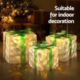 Jingle Jollys 70 LED Fairy Light Set - 3 Piece Christmas Decoration Box