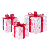 70 LED Jingle Jollys Christmas Light Set - 3 Piece Gift Box with Fairy Lights - Side View
