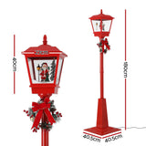 1.8M Christmas Lights Post Lamp LED Outdoor Decorations Jingle Jollys - Side View