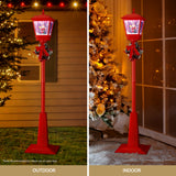 1.8M Christmas Lights Post Lamp LED Outdoor Decorations Jingle Jollys - Close-Up Angle