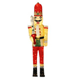 Illuminating Nutcracker 3D Christmas Fairy Lights with 180 LED Bulbs - 170cm Decor