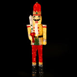 Illuminating Nutcracker 3D Christmas Fairy Lights with 180 LED Bulbs - 170cm Decor