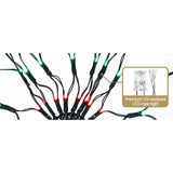 1.3M Christmas Lights 130 LED Snow Motif Light Decorations Jingle Jollys - Top-Down View