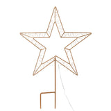 100 LED Christmas Lights Fairy Light Ground Star Garden Decoration Jingle Jollys - Side View