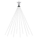 Jingle Jollys 2.5M Christmas Lights Waterfall String Light 300 LED Star Topper