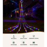 Jingle Jollys 3M Solar Christmas Lights String Light 200 LED - Side View
