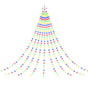 Jingle Jollys 3.8M Christmas Lights Waterfall String Light 340 LED
