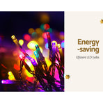 320 LED 5M Christmas Lights Solar String Fairy Light Jingle Jollys, image 4