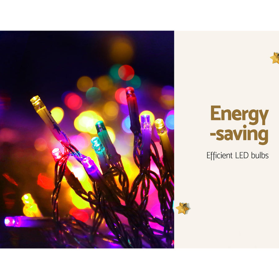 320 LED 5M Christmas Lights Solar String Fairy Light Jingle Jollys, image 4