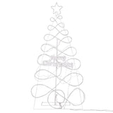 Jingle Jollys 8ft Color-Changing Pre-Lit Christmas Tree with Remote Control & Timer - Side View
