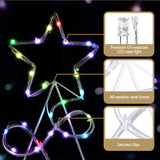 Jingle Jollys 8ft Color-Changing Pre-Lit Christmas Tree with Remote Control & Timer - Rear View