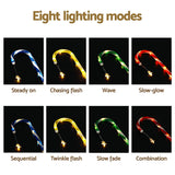Jingle Jollys 8 PCS Christmas Lights Path Ground Light Garden Decorations 72 LED - Rear View