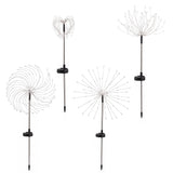 Jingle Jollys 4 Pack Christmas Lights Solar Firework Outdoor Garden Lights DIY Decoration Warm White - Extra Image