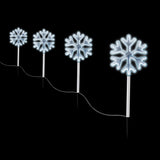 Jingle Jollys 4 Pack Christmas Lights Path Lights Garden Decoration Outdoor Pathway Lighting - Close-Up Angle