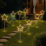 Jingle Jollys 4 PCS Christmas Lights Path Ground Light Garden Decorations 144 LED - Close-Up Angle