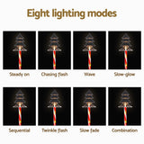 25 LED 5 PCS Christmas Lights Path Ground Light Garden Decorations Jingle Jollys