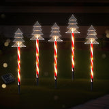 25 LED 5 PCS Christmas Lights Path Ground Light Garden Decorations Jingle Jollys - Close-Up Angle