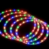 20M Colorful LED Christmas String Lights - Jingle Jollys Decorative Rope Lighting