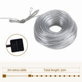 Jingle Jollys 30M Christmas Lights String Rope Light Decoration 300 LED Colorful - Front View