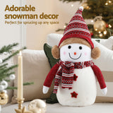 Jingle Jollys Christmas Snowman Handicraft Ornaments Party Decorations 45cm - Top-Down View