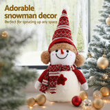 Jingle Jollys Christmas Snowman Handicraft Ornaments Party Decorations 35cm - Top-Down View