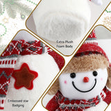 Jingle Jollys Christmas Snowman Handicraft Ornaments Party Decorations 35cm - Rear View