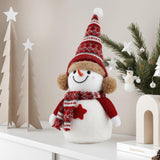 Jingle Jollys Christmas Snowman Handicraft Ornaments Party Decorations 35cm - Close-Up Angle