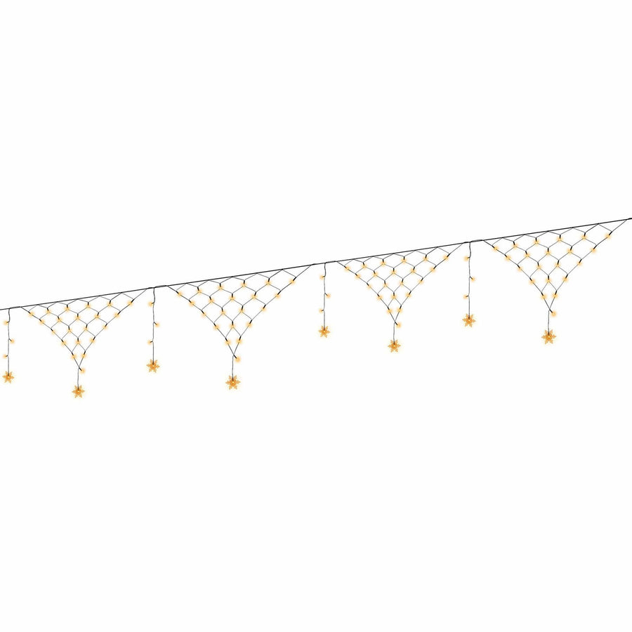 Jingle Jollys Christmas Lights Solar Fairy Lights Warm White Christmas Decorations 4m