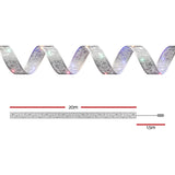 20M Christmas Lights Ribbon Fairy Light 200 LED Colored Jingle Jollys - Front View