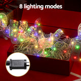 20M Christmas Lights Ribbon Fairy Light 200 LED Colored Jingle Jollys - 45-Degree Angle
