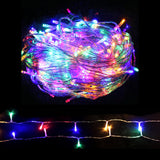 100M Christmas Lights String Fairy Light 500 LED Colourful Jingle Jollys - Front View