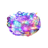 100M Christmas Lights String Fairy Light 500 LED Colourful Jingle Jollys - Low Angle