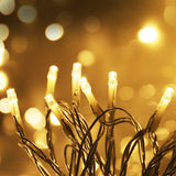 100M Christmas Lights String Fairy Light 500 LED Warm White Jingle Jollys - Close-Up Angle